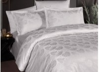 Постельное белье сатин жаккард First Choice - Nichol Raindrops (Турция), полуторный